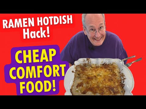 Cheap & Easy Hotdish! Ramen Noodle Casserole with Potato Chip Crunch