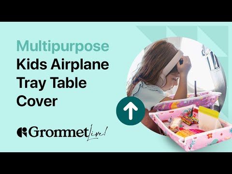 Airplane Tray Cover Kids | Foldable Multifunctional Storage | Toy Container Travel Tray Organizer | for Road Trip Flying Traveling Train Bus Birthday Christmas Party video review thumbnail