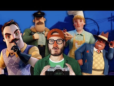 AGORA NÃO SÓ O VIZINHO MAS TODO O BAIRRO ME QUER MORTO! - Hello Neighbour 2 (JOGO COMPLETO)