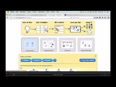 Grundfunktionen in LearningApps.org