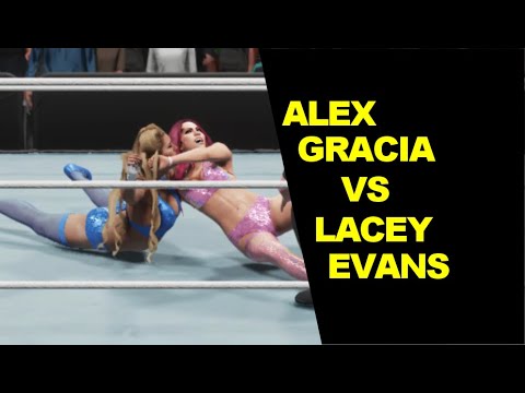 WWE 2K19 Alex Gracia vs Lacey Evans - Submission Match