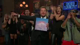 CL( lifted) in the late late show with James corden