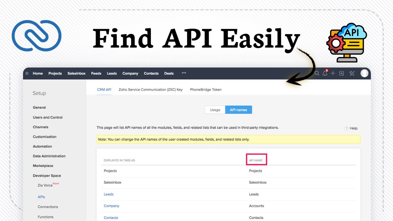How to Find API Names in Zoho CRM (API Lookup Guide)