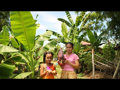 Awesome Cooking Frog Soup with Banana Flower - Kravan Cooking