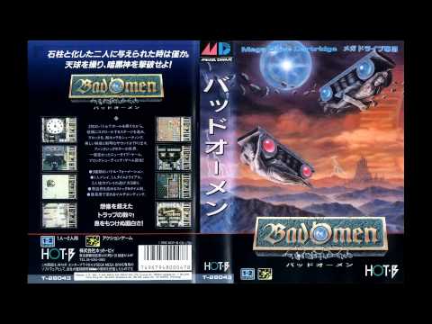 Bad Omen (Mega Drive) [NTSC-J] - Title Screen