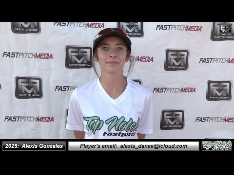 2025 Alexis Gonzales Athletic Outfielder Softball Skills Video Top Notch Fastpitch Colorado