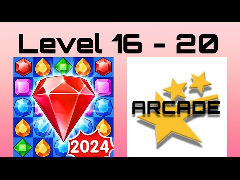 Jewel Legend 💎 - Match 3 Puzzle (Level 16 - 20) #BintangArcade