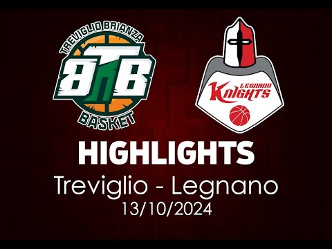 Highlights Treviglio - Legnano del 13/10/2024