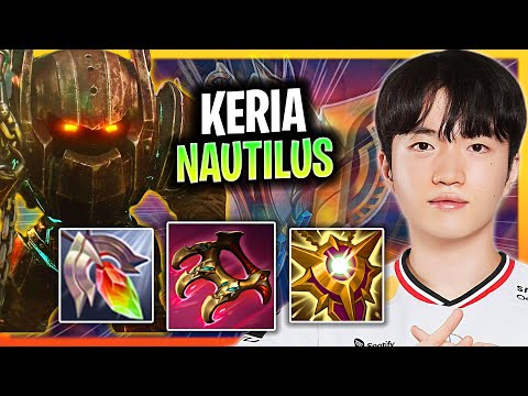 KERIA IS A BEAST WITH NAUTILUS! | T1 Keria Plays Nautilus Support vs Rakan!  Season 2025