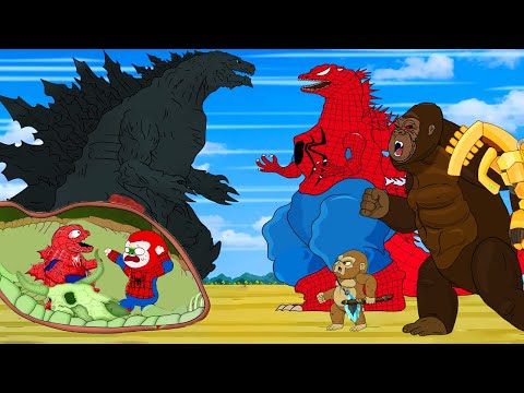 Godzilla X Kong Doug Steals Kong's Food! Evolution Of MECHAGODZILLA EMPIRE ALIGATOR: Who Will Win?