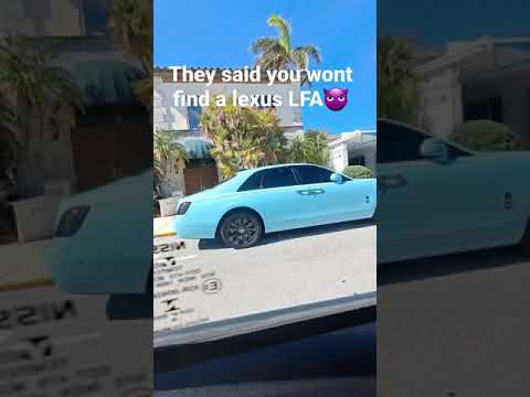 find a lexus LFA you wont😈