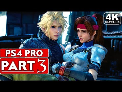FINAL FANTASY 7 REMAKE Gameplay Walkthrough Part 3 FULL GAME [4K PS4 PRO] - No Commentary