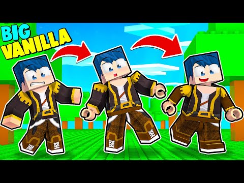 MI TRASFORMO IN LEGO NELLA BIG VANILLA! - MINECRAFT