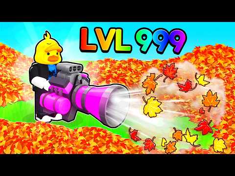 I Upgraded Level 1 to MAX LEVEL Leaf Blower in Roblox!