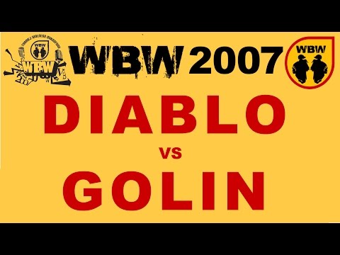Diablo Diablik 🆚 Golin 🎤 WBW 2007 el.1 (freestyle rap battle)