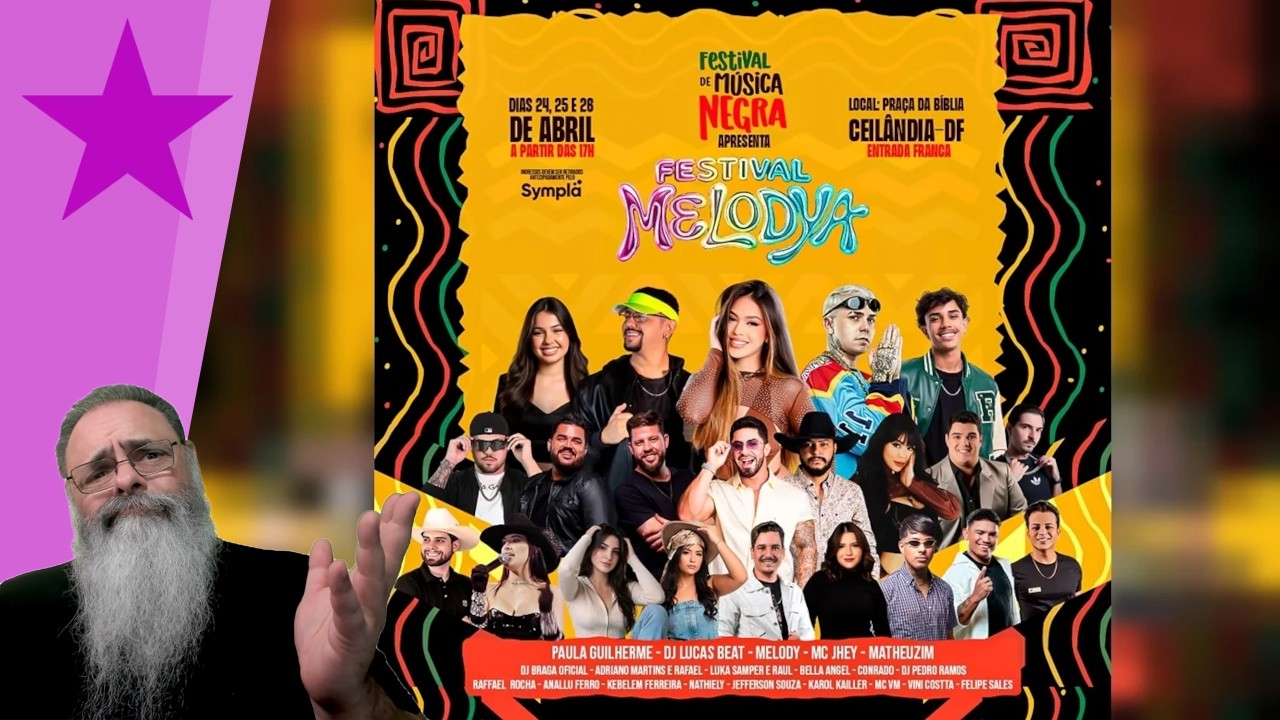 FESTIVAL de MÚSICA NEGRA sem NEGROS, mas bancado pelo GOVERNO