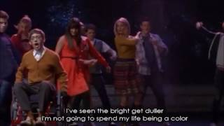 Glee - Black Or White (Full Performance with Lyrics)