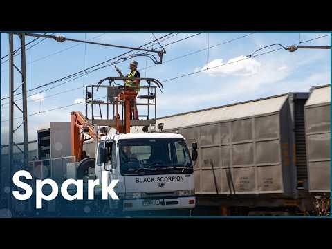 How 3,000 Volts of Overhead Electricity Power an 80-Ton Luxury Train