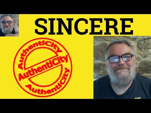 😎 Sincere Meaning - Sincerity Examples - Sincerely Definition - Sincere Sincerity Sincerely