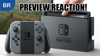 NINTENDO SWITCH PREVIEW TRAILER REACTION! (Nintendo NX) | The Blogging Rapper