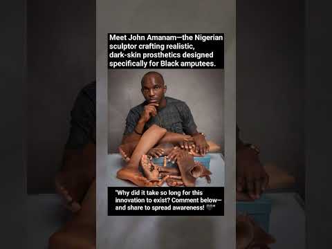 This Nigerian Sculptor Solves a HUGE Problem for Black Amputees | Meet John Amanam ✊🏿
