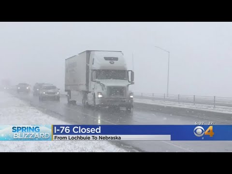 All Lanes Of I-76 Shut Down For Blizzard Conditions