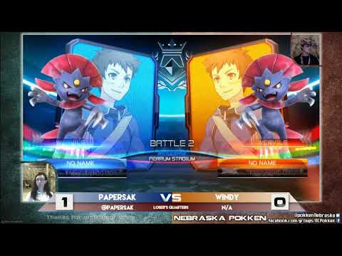 9 Papersak(Green Weavile) vs Windy (Weavile) - Pokken at Underground - 8/22/17
