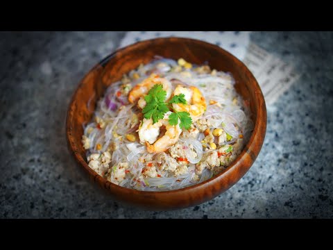 Thai Glass Noodle Salad -A Crowd's Definite Favourite Salad! | 'Salad' Yg Paling Laku!