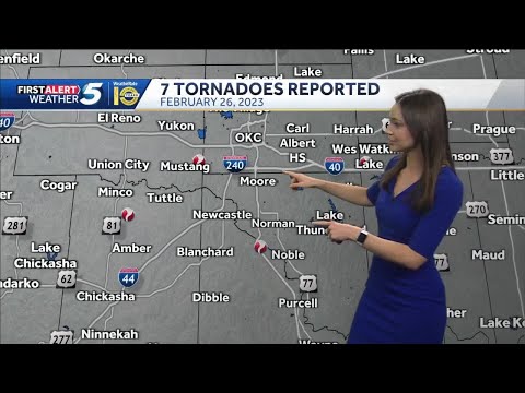 At least 7 tornadoes touched down in Oklahoma; here's where they were