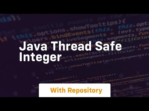 java thread safe integer