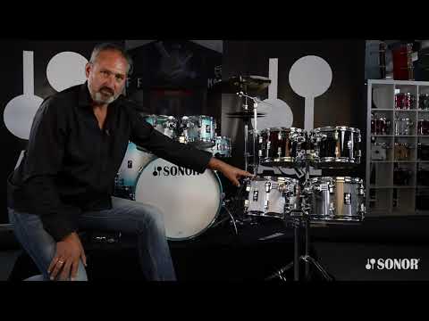 Sonor AQ2 Maple 5pc Stage Drum Set White Marine Pearl image 9
