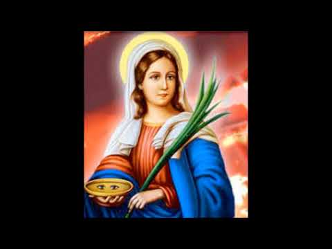 Oração a Santa Luzia  para pedir a cura dos olhos