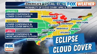 Total Solar Eclipse Forecast Shows Who Has Best Chance For Clear Skies On April 8