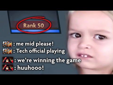 When the Whole Team Puts All Their Trust in Mid Techies vs 16K MMR💪