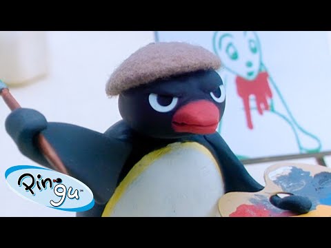 Pingu The Artist | Pingu – Official Channel | Cartoons For Kids - Kids (0-4), Kingdom Kids Zone - Pingu - Official Channel