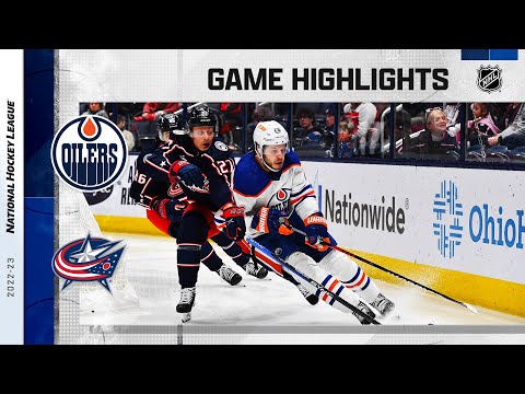 Oilers @ Blue Jackets 2/25 | NHL Highlights 2023