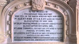 preview picture of video 'War Memorial The Leng Chapel Forgan Near Newport on Tay Fife Scotland'