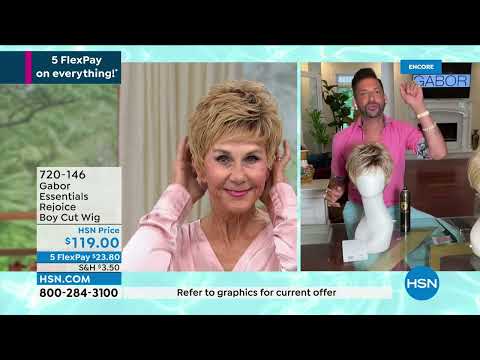 HSN | Gabor Wigs 08.13.2022 - 05 AM