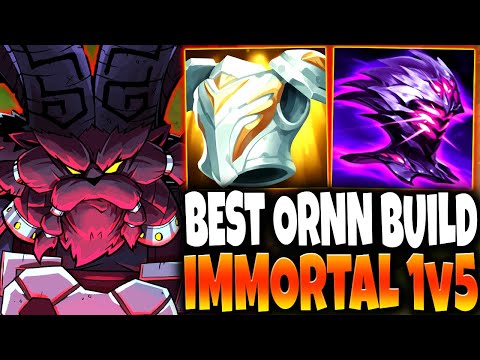 Ornn but I literally 1v5 with the Best Season 13 IMMORTAL Build 🔥 LoL Ornn Preseason s13 Gameplay