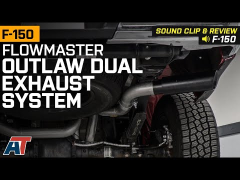 2021-2023 F-150 Flowmaster Outlaw Dual Exhaust System with Black Tips Review & Sound Clip