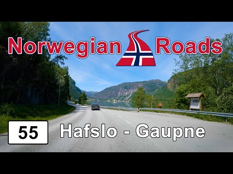 Driving Fv55 Hafslo - Gaupne | Norwegian Roads 4K UHD