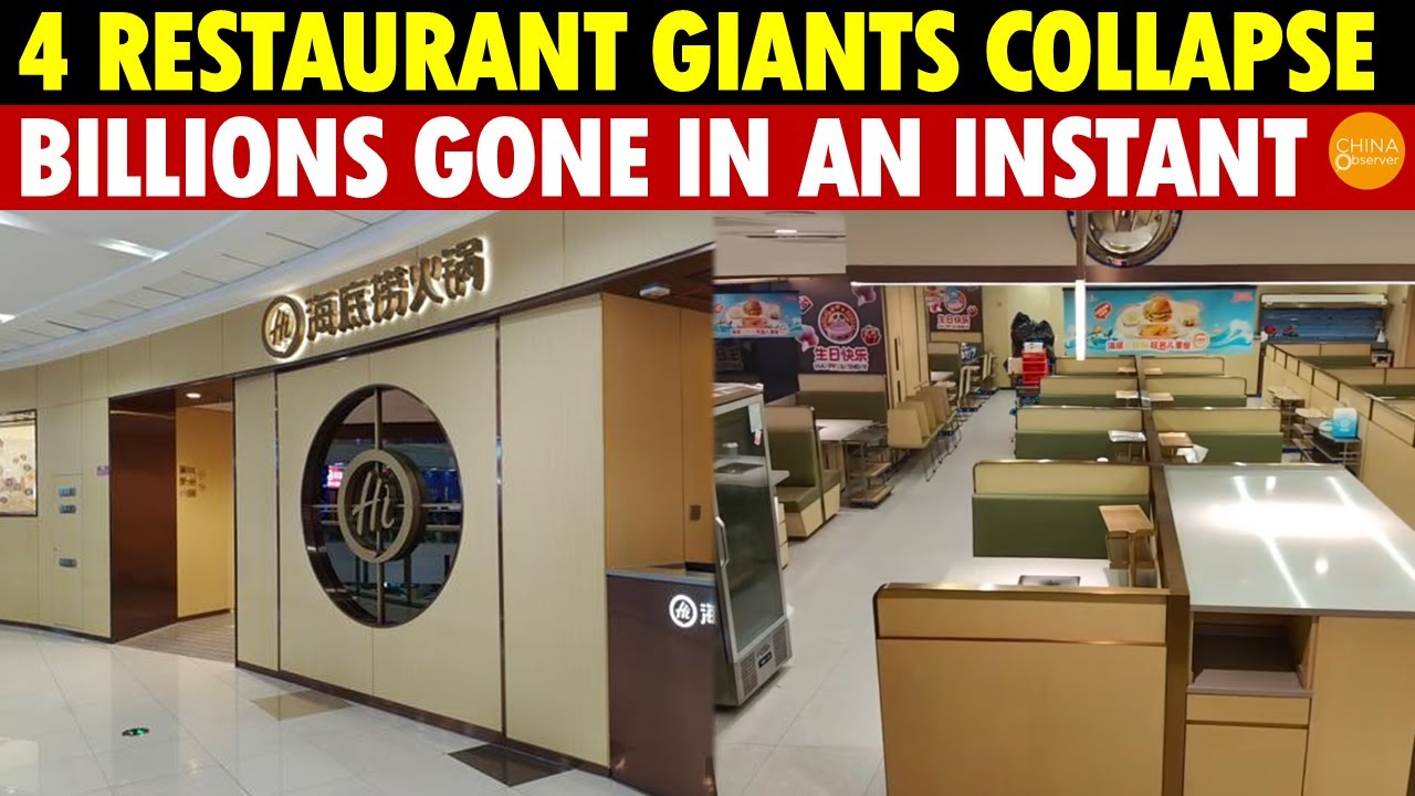 China’s Hotpot King Haidilao Falls! 33 Stores Closed in a Week, 4 Million Restaurants Shut in a Year