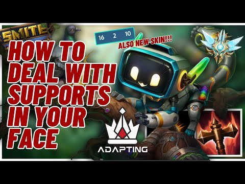 HOW TO DEAL WITH ENEMY SUPPORT IN YOUR FACE also new skin! - Ratatoskr GM Ranked Conquest Jungle SPL