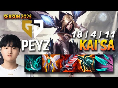 GEN Peyz KAI'SA vs XAYAH ADC - KR Ranked