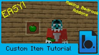Minecraft Bedrock Addons Tutorial - Custom Item - Windows 10