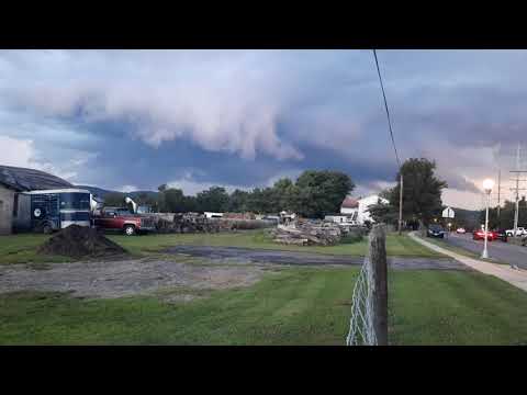 Extremely Dangerous & Powerful Severe Thunderstorm From Frederick, Maryland - August 9th, 2022