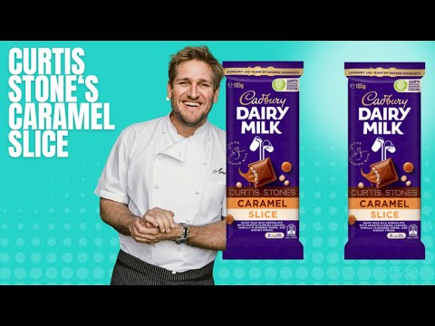 Curtis Stone’s Cadbury Caramel Slice LIMITED EDITION!!! #cadbury #chocolate #caramel