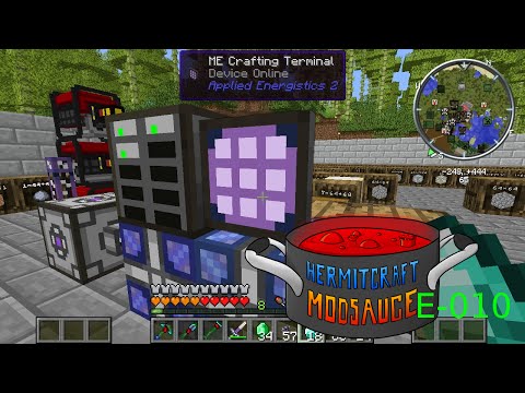 Minecraft Mod Sauce Ep 10 Autocraft Ready HermitCraft Modded Minecraft