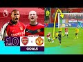 10 AMAZING Arsenal vs Manchester United Goals | Premier League