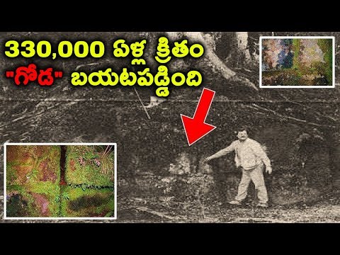 330,000 ఏళ్ల క్రితం మనిషి కట్టిన "గోడ" బయటపడ్డింది  -  330,000 Year Old Man-Made Wall